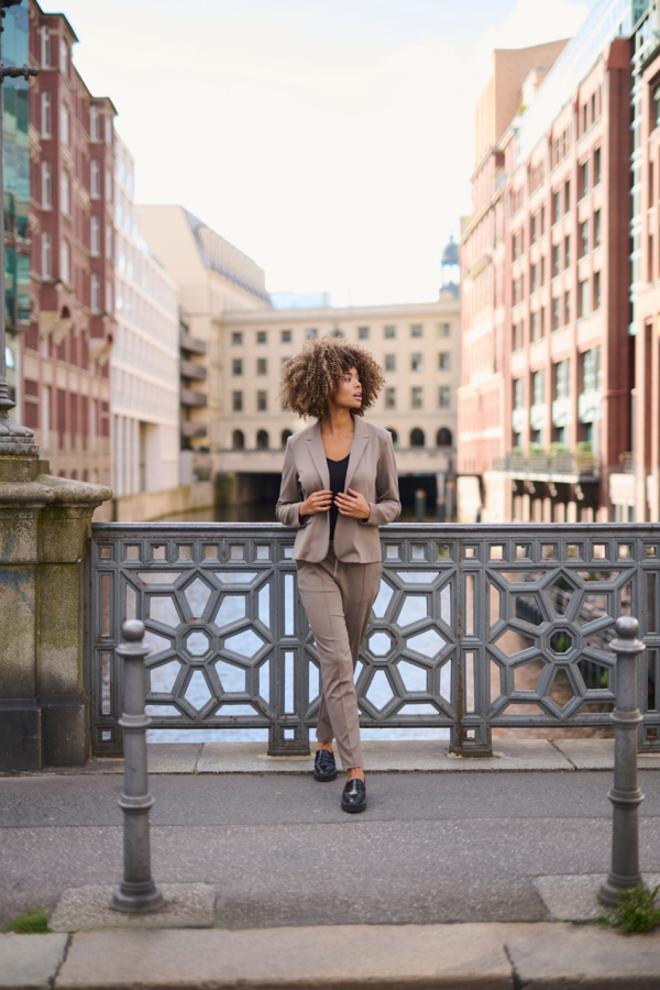 CULTURE 50110292 Cueloise jersey blazer falcon