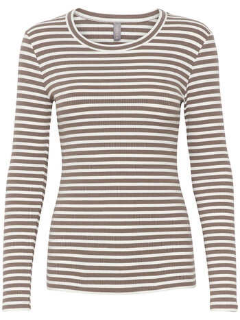 50110266 Cudolly ls t-shirt falcon/white strip