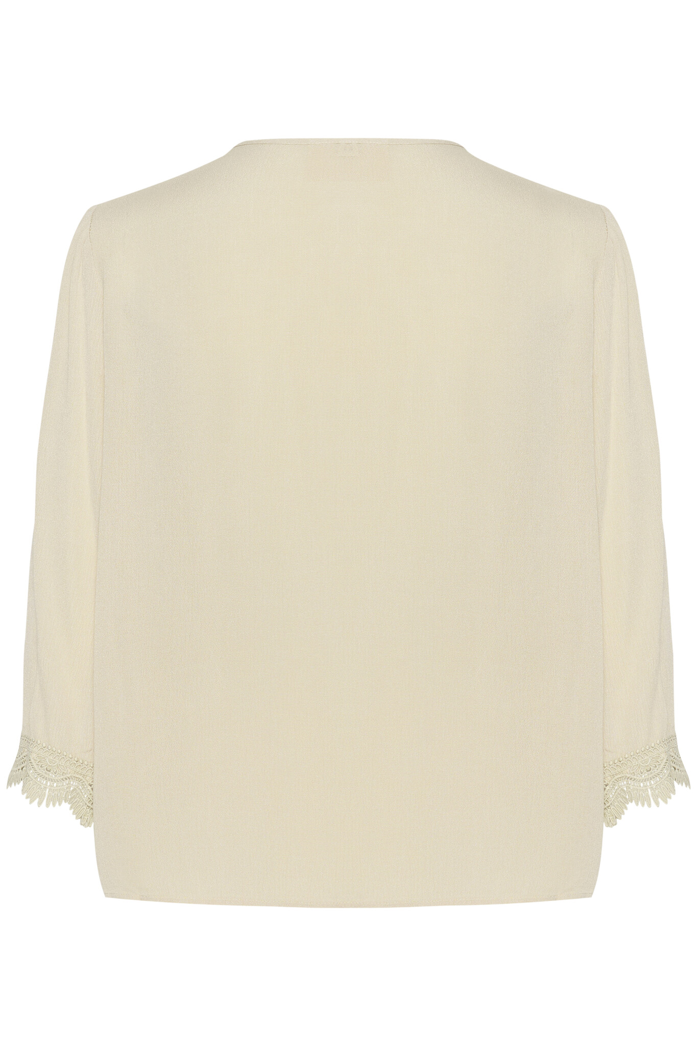 CREAM 10612186 Crbea 3/4 sleeve lace blouse feather gray