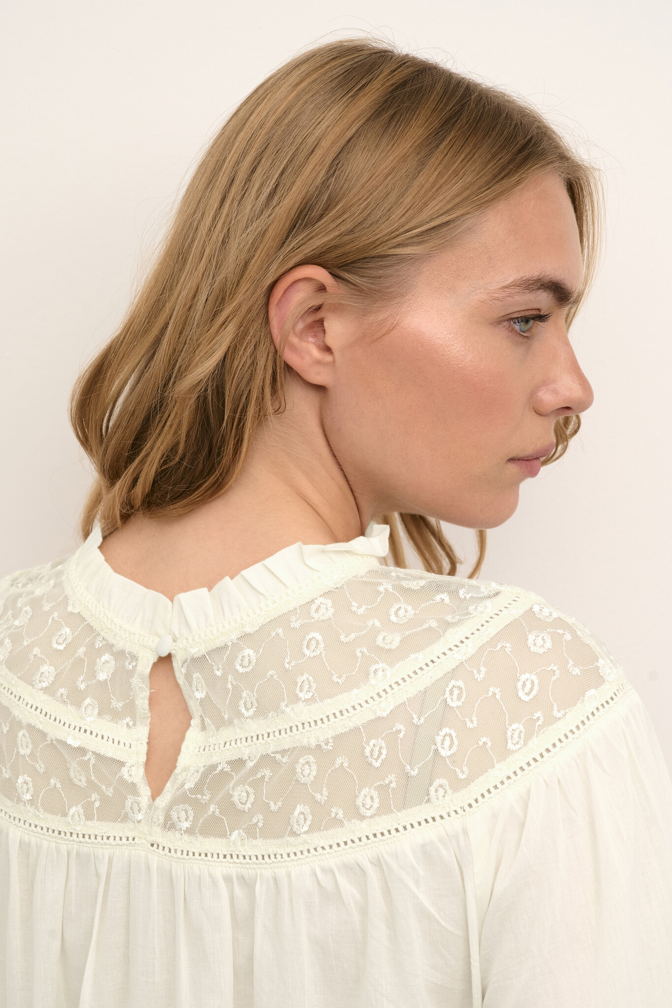 CREAM 10612221 Crfio blouse eggnog