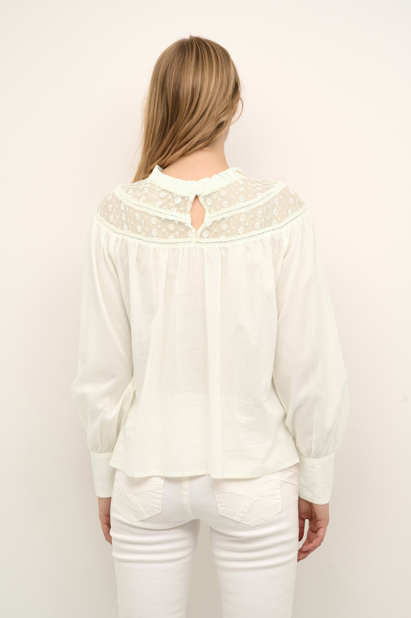 CREAM 10612221 Crfio blouse eggnog