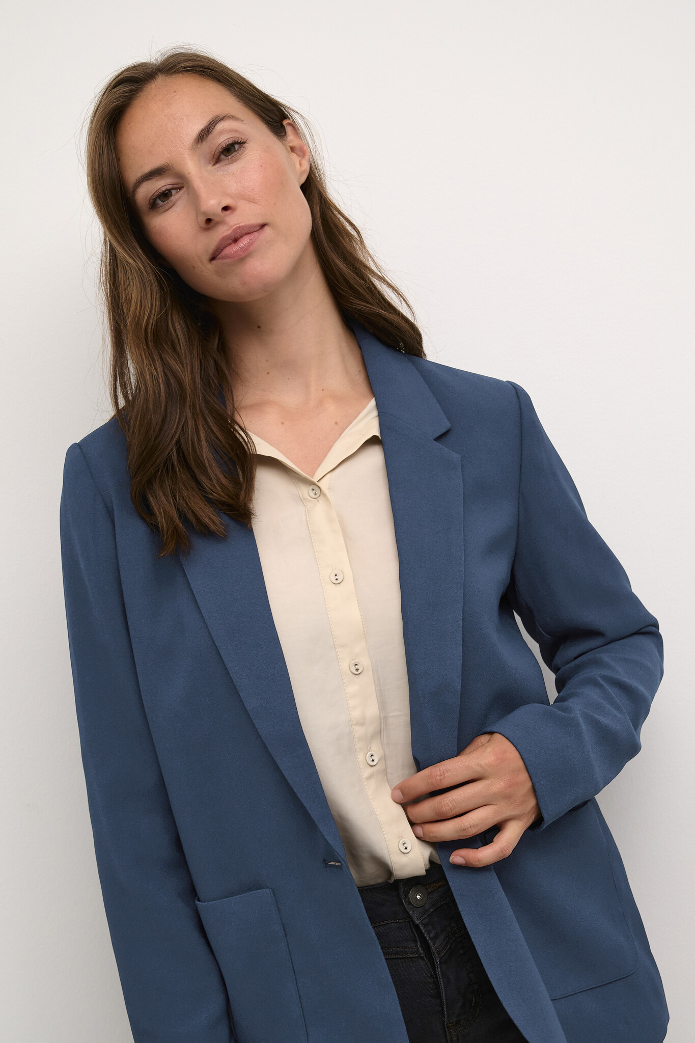 CREAM 10612562 Crcocamia ls blazer dress blues