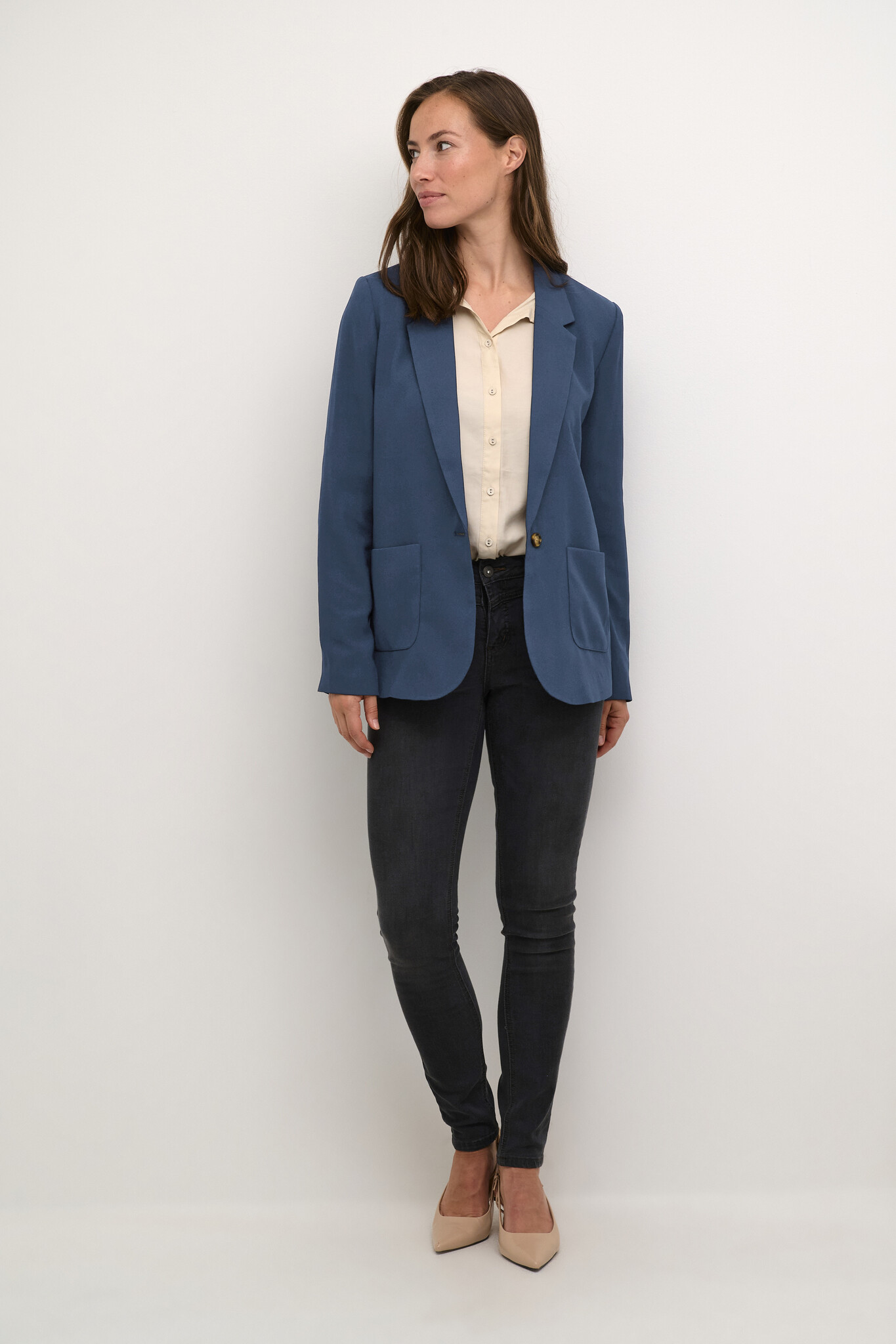 CREAM 10612562 Crcocamia ls blazer dress blues