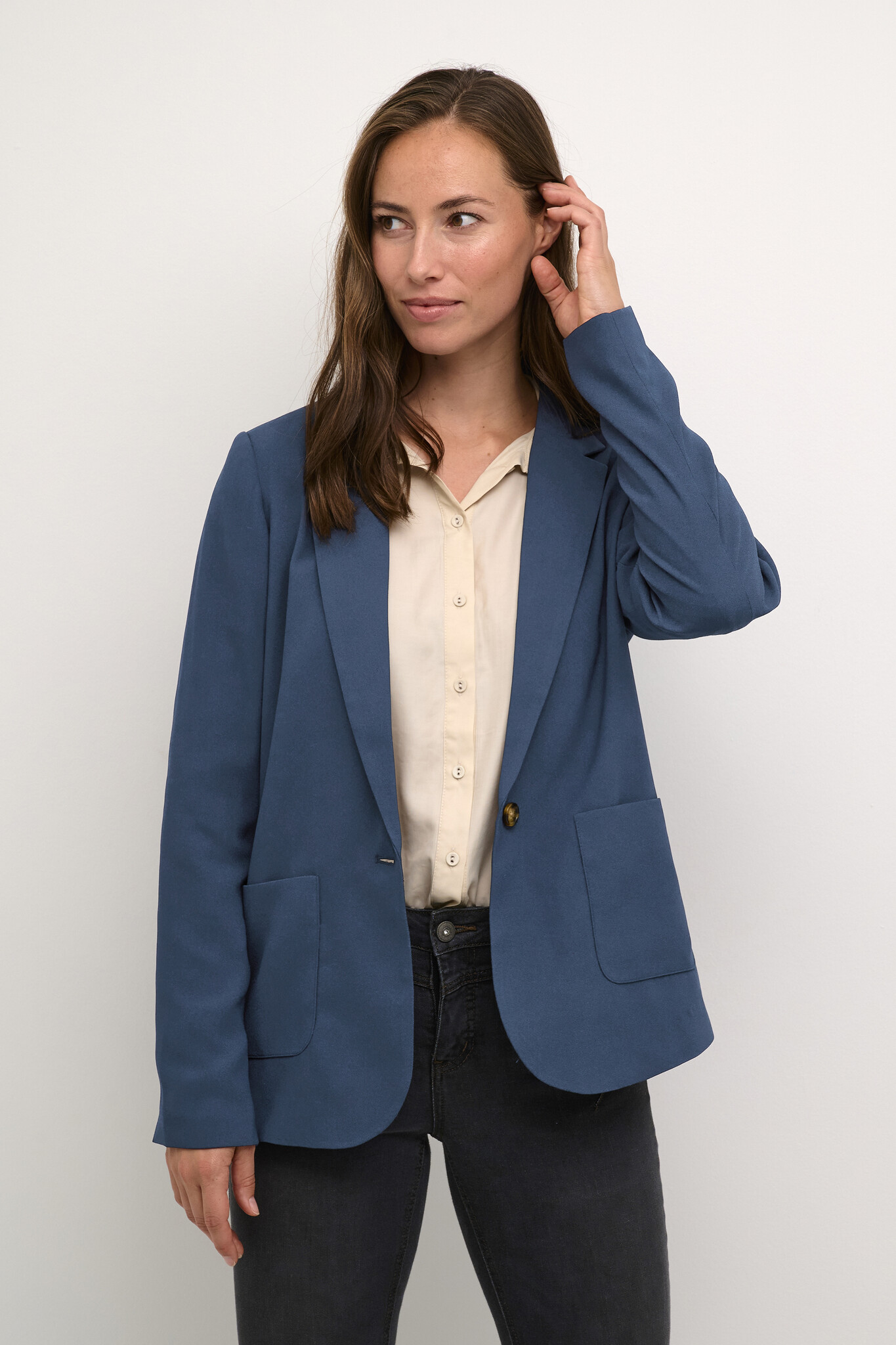 CREAM 10612562 Crcocamia ls blazer dress blues