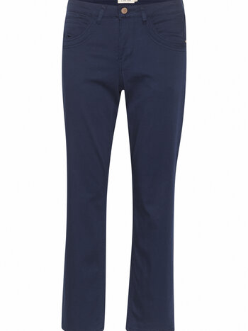 CREAM 10612168 Crann 7/8 straight leg twill -coco fit dress blues