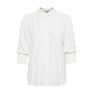 CREAM 10606063 Nolacr shirt chalk