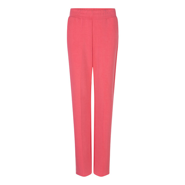 ESQUALO SP24.05004 Trousers jogger flair modal strawberry