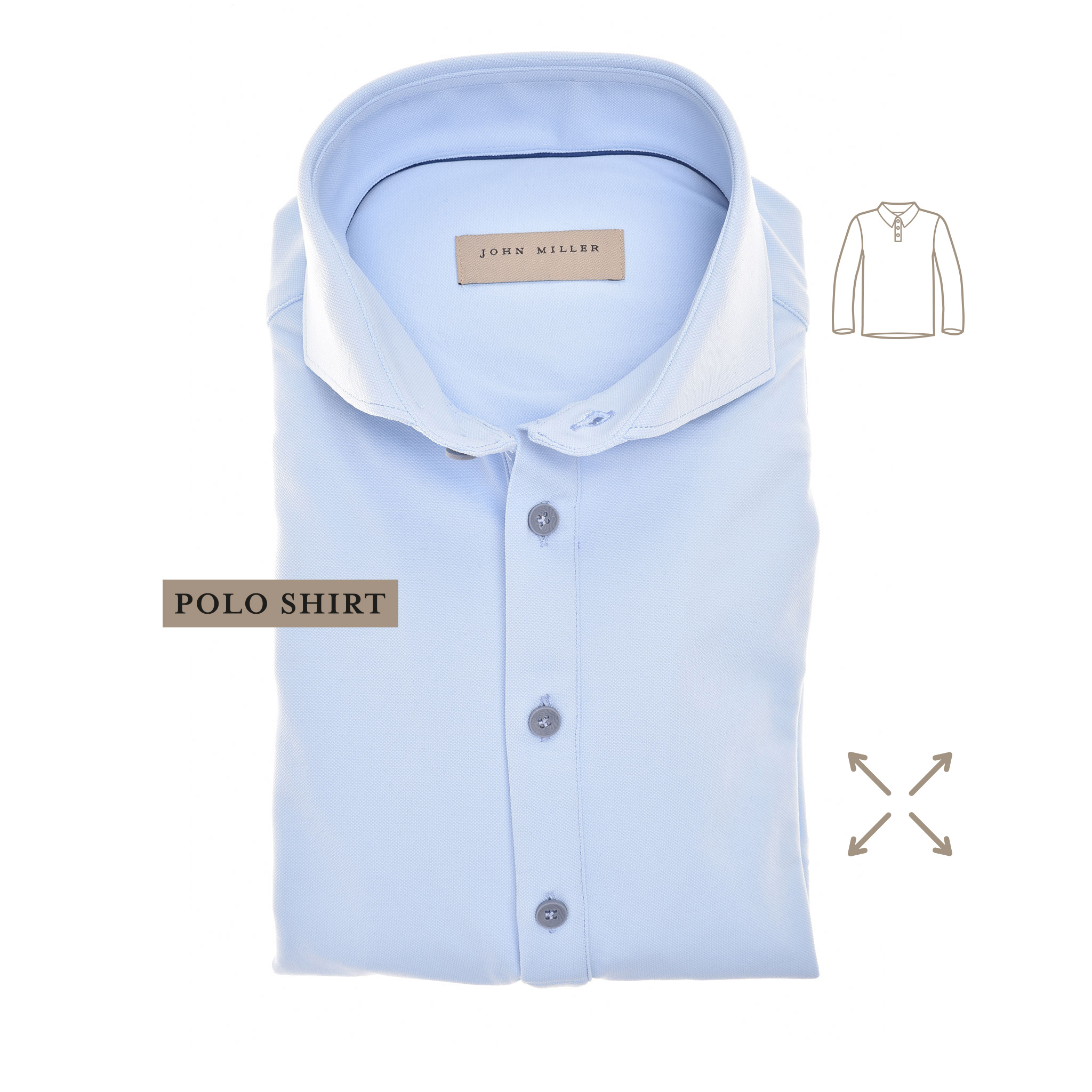 JOHN MILLER 5141228-130-000-000 LICHTBLAUW 130