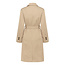 CREAM 10612101 Crnovinna trench coat silver mink