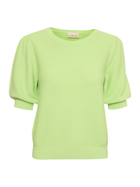 CREAM 10609539 Crsillar knit pullover power green