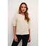 CREAM 10609539 Crsillar knit pullover oat melange