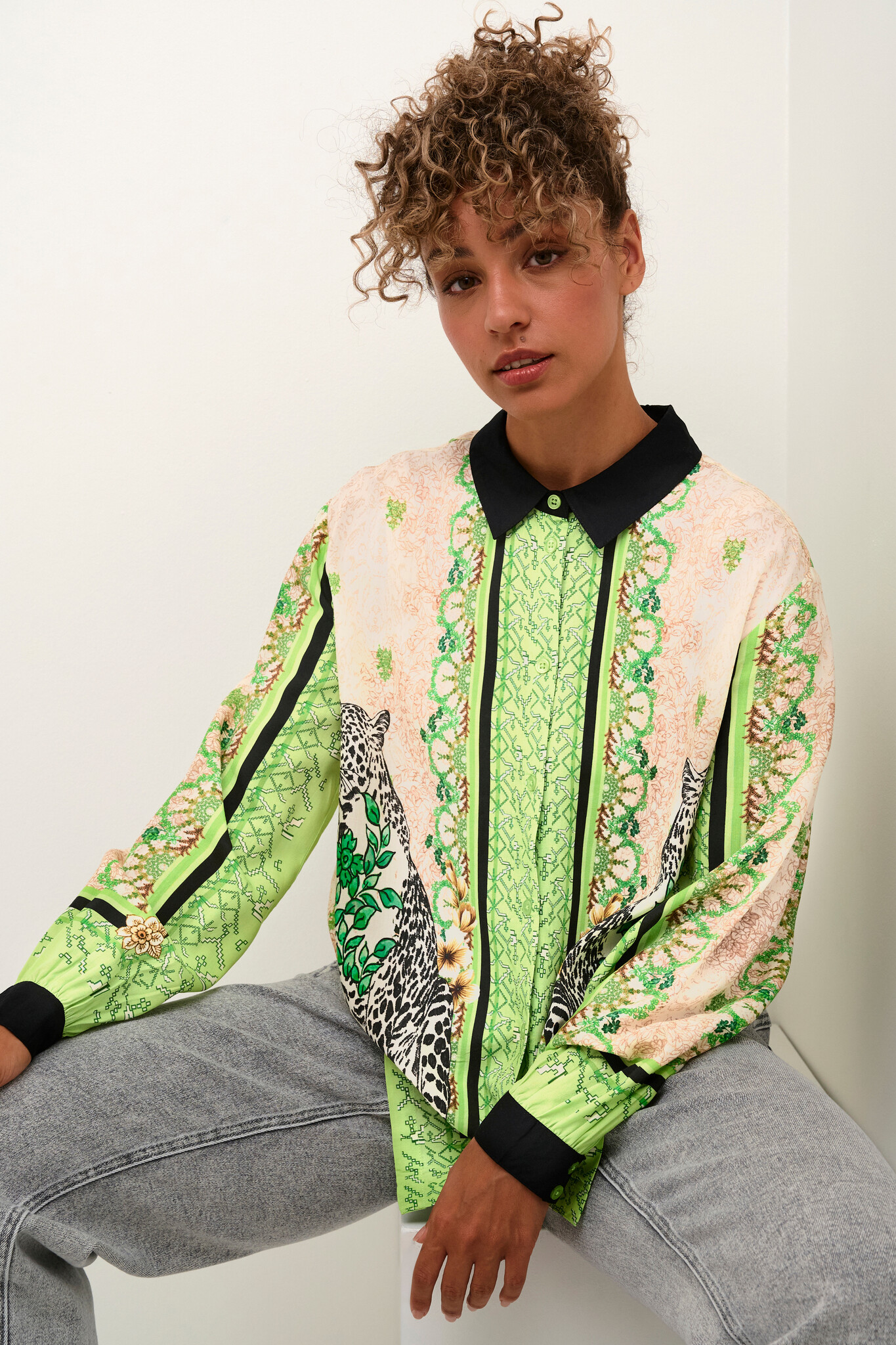 CREAM 10612444 Cranit shirt power green leo