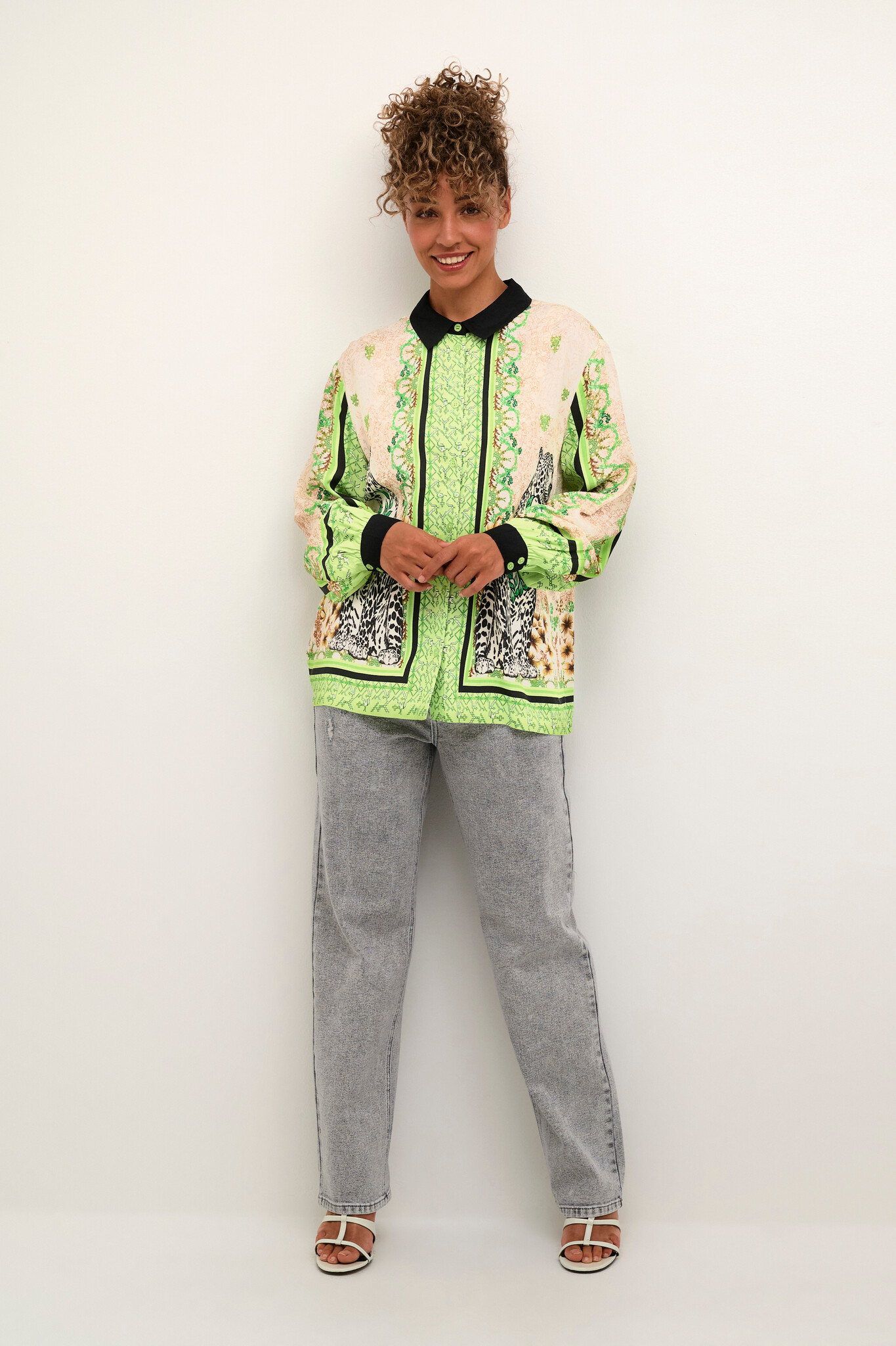 CREAM 10612444 Cranit shirt power green leo