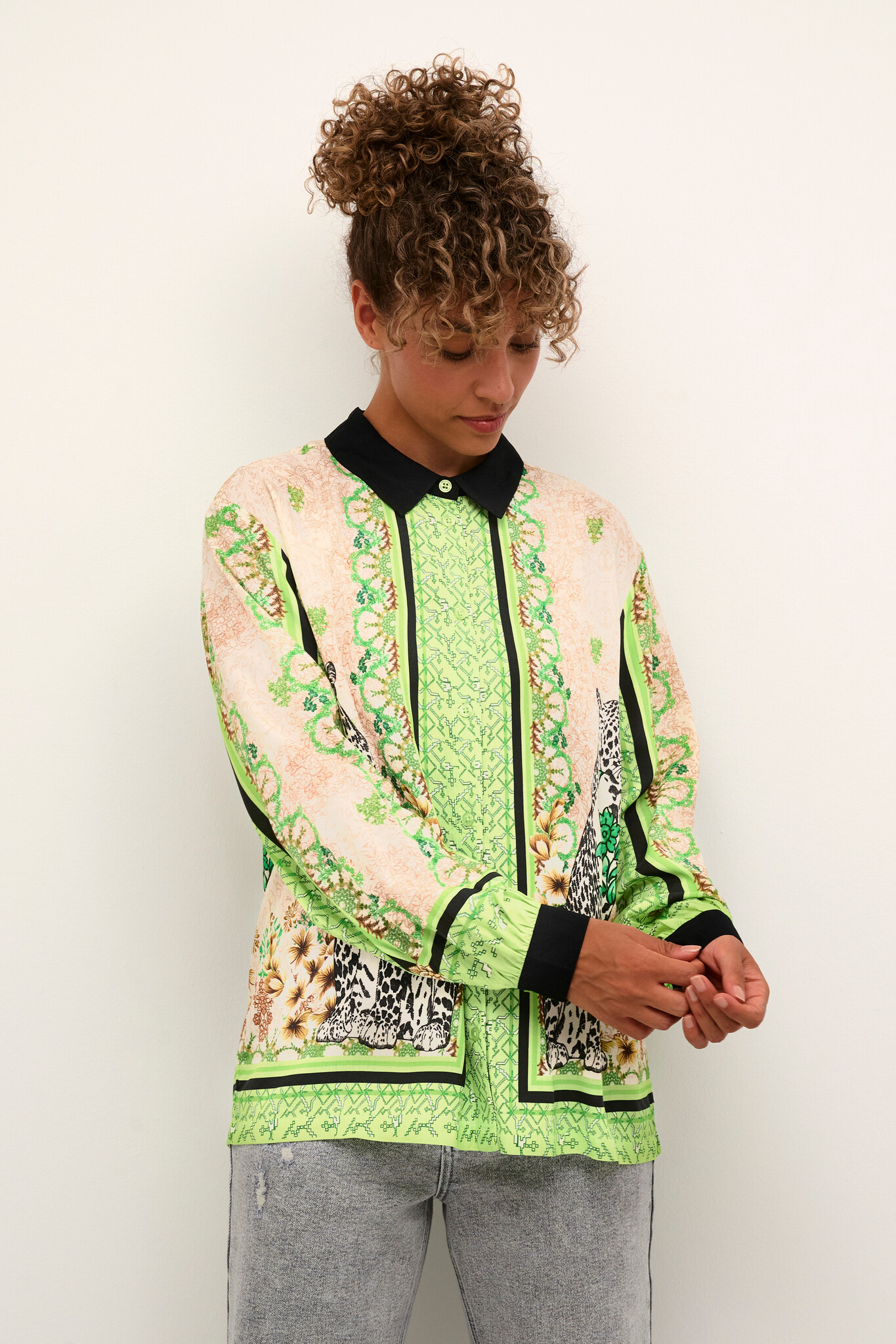 CREAM 10612444 Cranit shirt power green leo