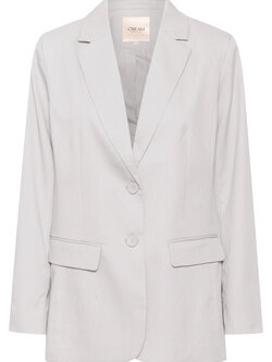 CREAM 10612353 Crcocamia melange long blazer micro chip mela