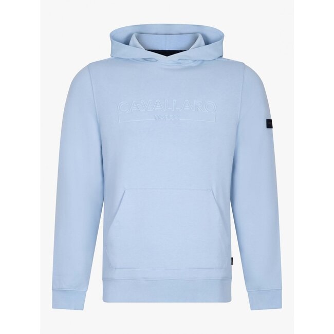 CAVALLARO 120241002 Beciano hoodie light blue