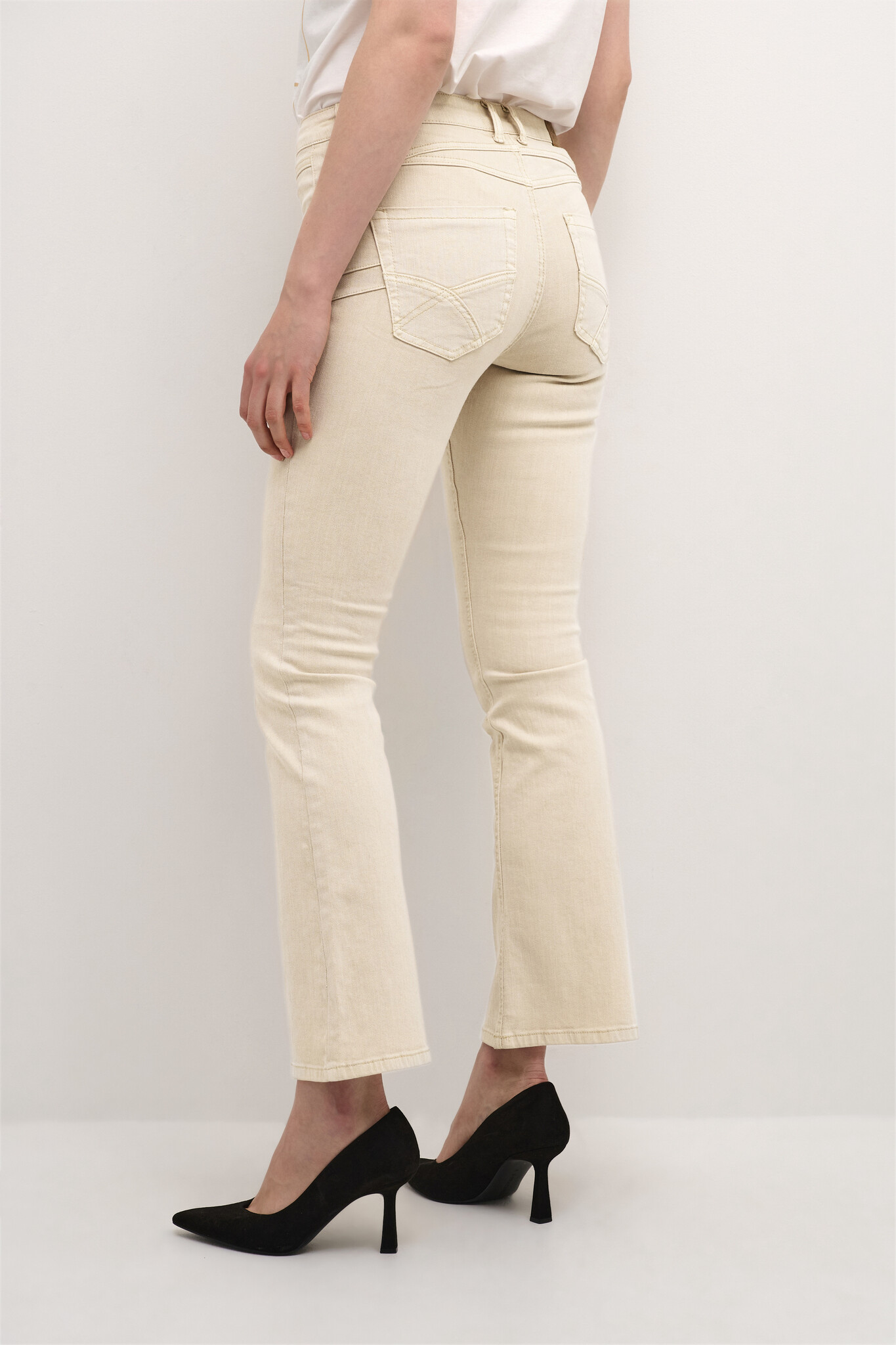 CREAM 10611579 Cramalie bootcut jeans - shape fit summer sand 32