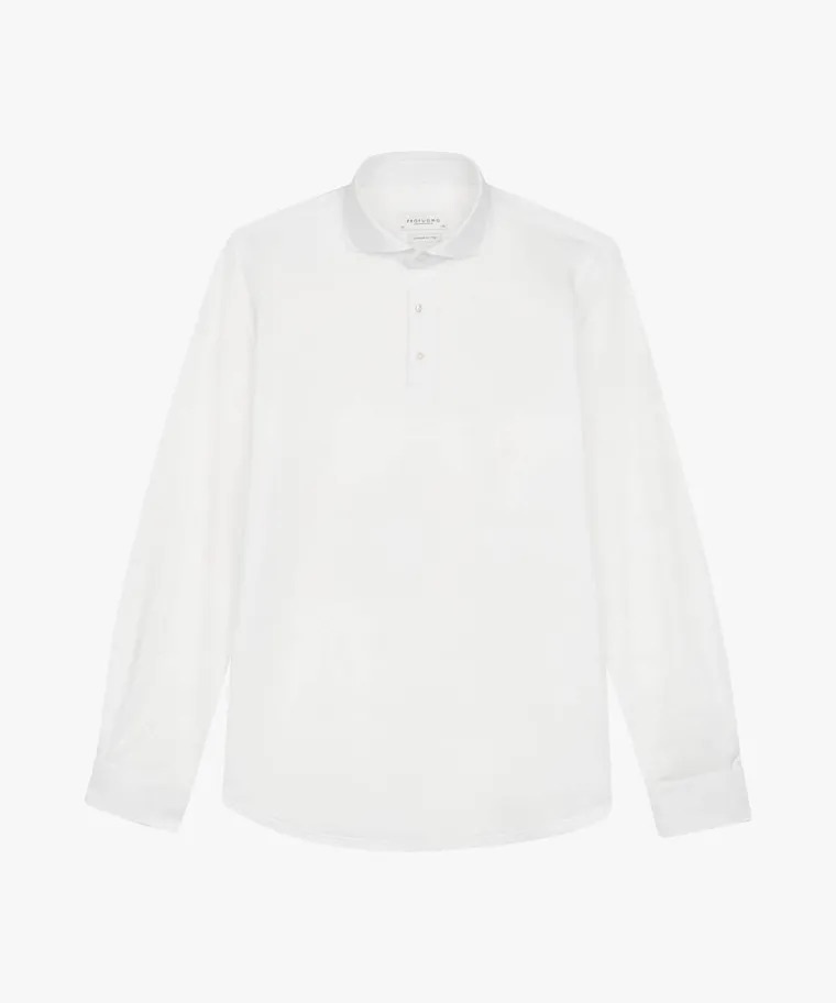 PROFUOMO JAPANESE KNITTED POLO PPUH10057A WHITE