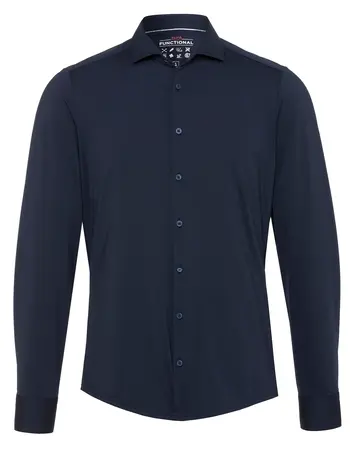 Pure Functional overhemd donkerblauw