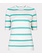 ESQUALO SP24.07025 Sweater striped pool blue