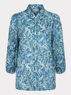 ESQUALO SP24.15005 Blouse 3/4 slve bayside flower bomb print print