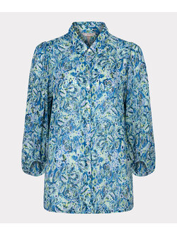 ESQUALO SP24.15005 Blouse 3/4 slve bayside flower bomb print print