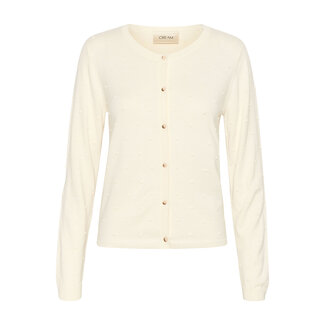 CREAM 10612551 Crhanne knit cardigan eggnog