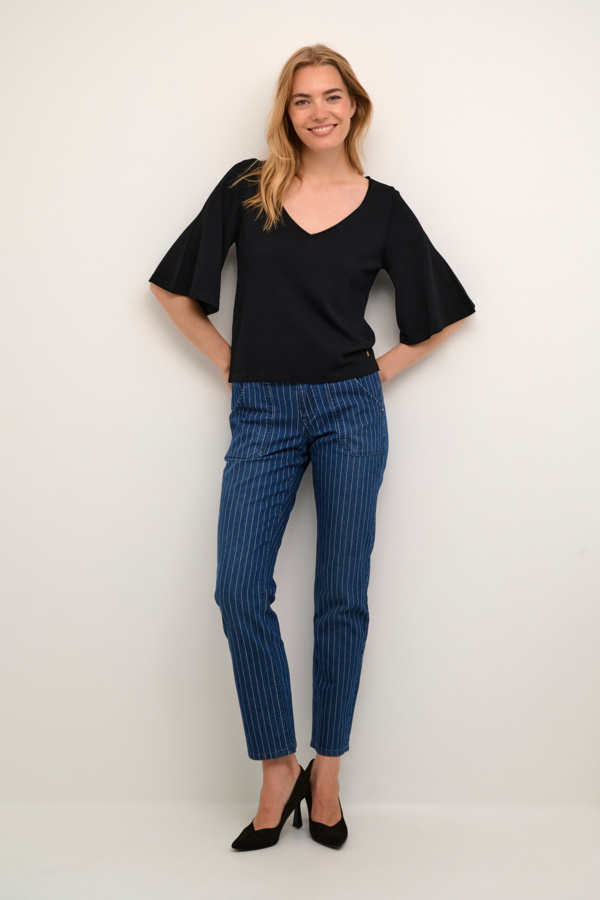 CREAM 10612355 Crmaro knit blouse pitch black