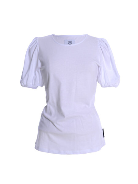 SNEAKERDRESSES TEE MET POFMOUW WHITE