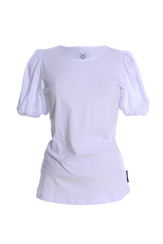 SNEAKERDRESSES TEE MET POFMOUW WHITE