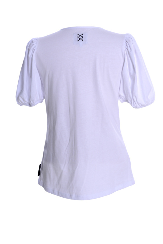 SNEAKERDRESSES TEE MET POFMOUW WHITE