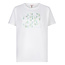 ESQUALO SP24.05019 T-shirt blocks print off white / gr