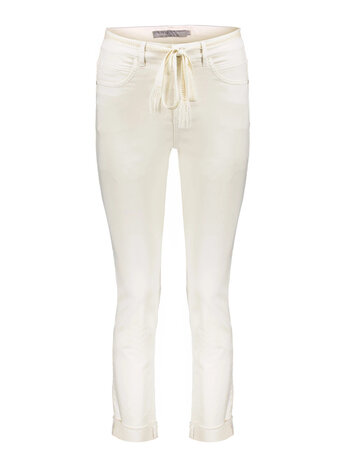 GEISHA 41012-10 Jeans jog turn-up off-white