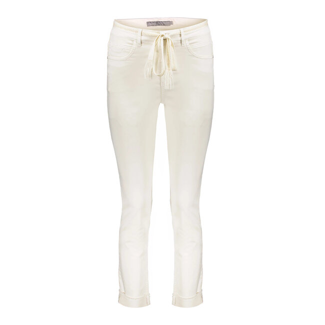 GEISHA 41012-10 Jeans jog turn-up off-white