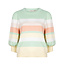 ESQUALO SP24.07024 Sweater stripes pistache