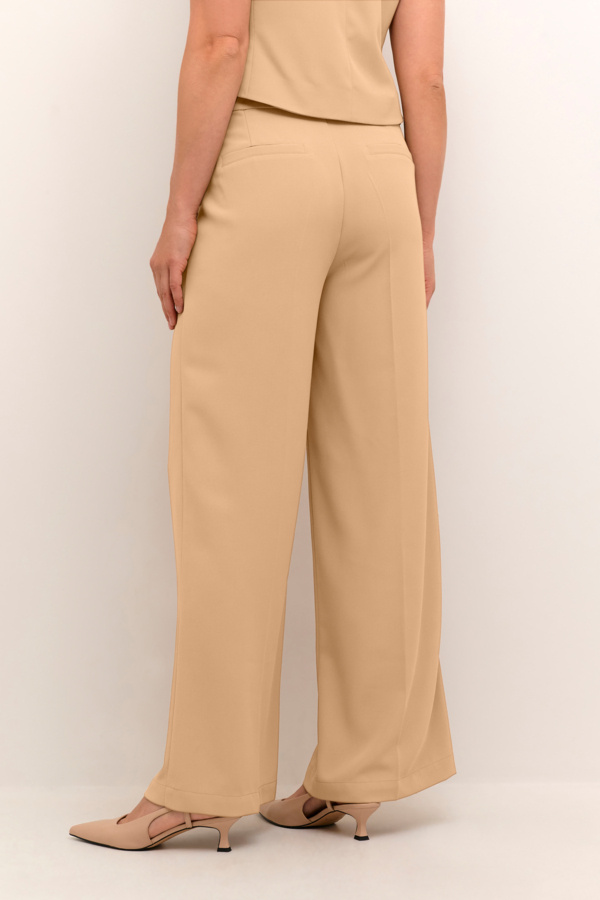 CREAM 10612349 Crbencon full length pant tannin
