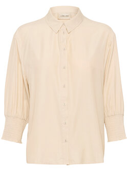 CREAM 10606063 Nolacr shirt oatmeal