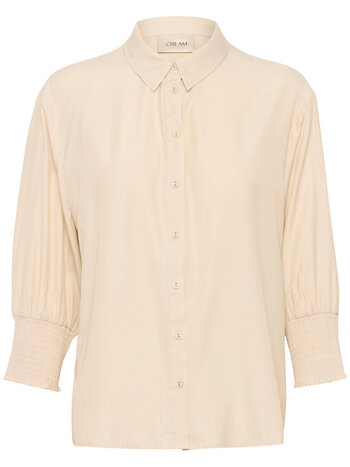 CREAM 10606063 Nolacr shirt oatmeal