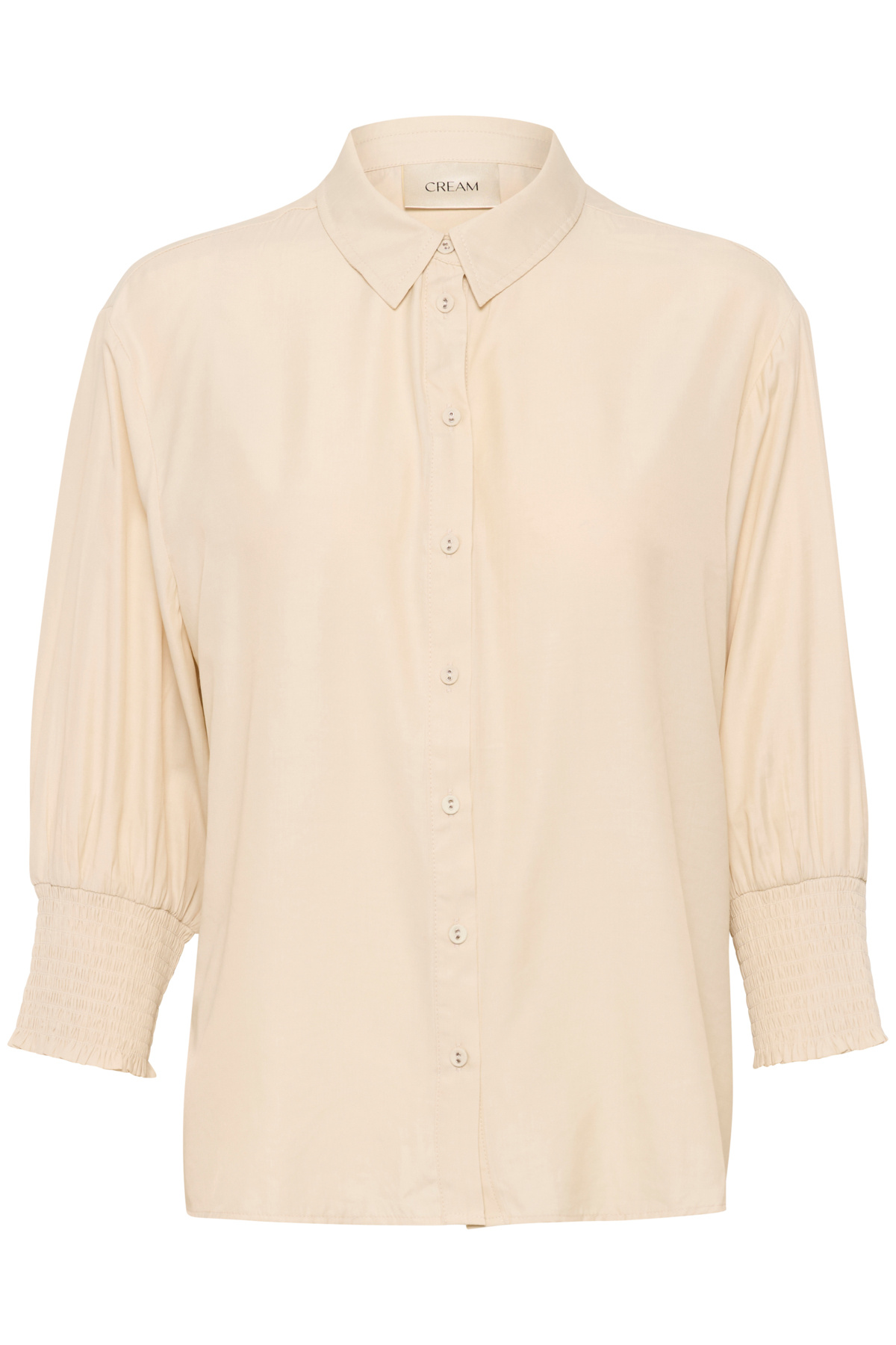 CREAM 10606063 Nolacr shirt oatmeal