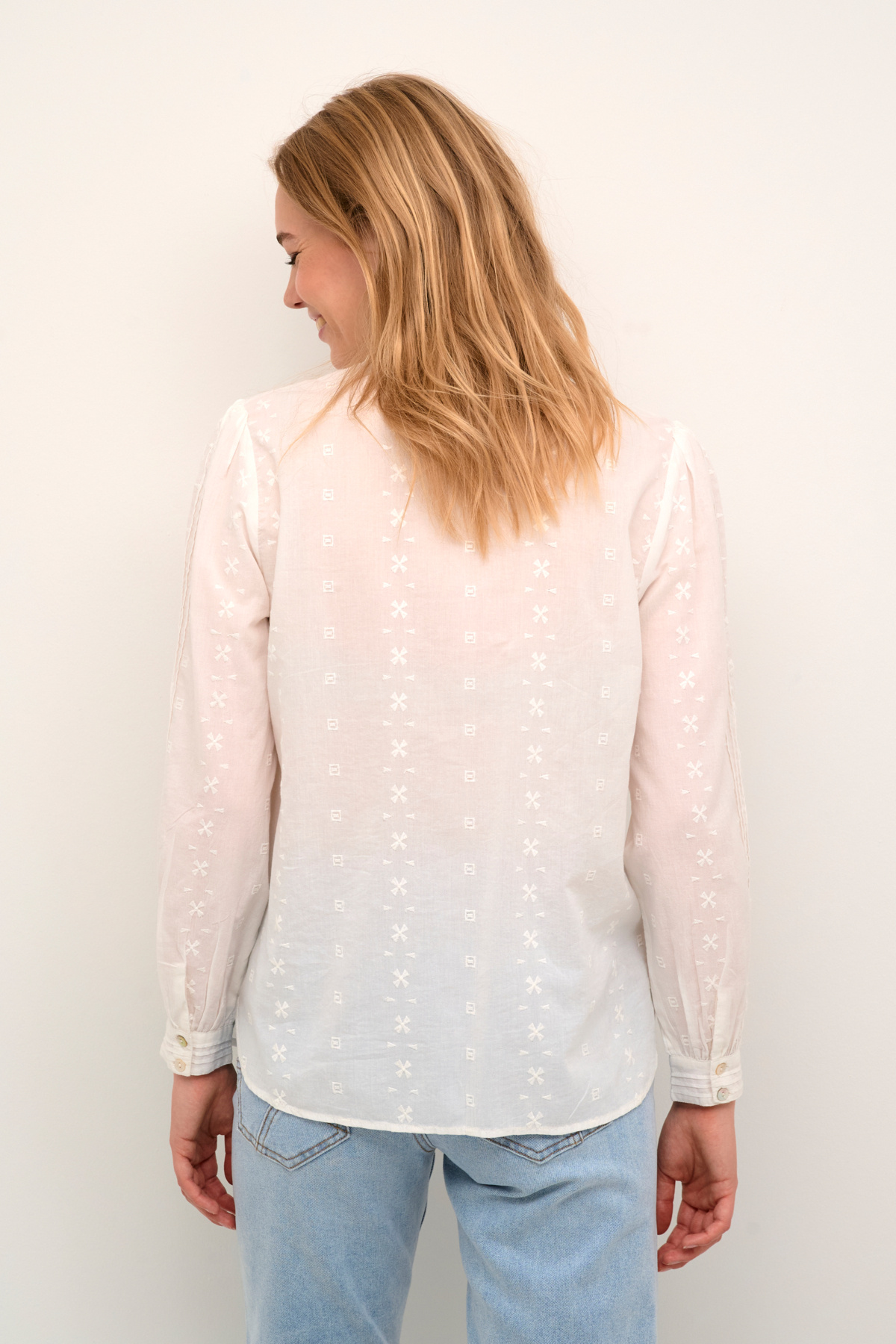 CREAM 10612442 Crrihban shirt eggnog