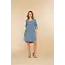 GEISHA 47009-10 Dress long sleeves lyocell mid blue denim