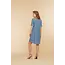 GEISHA 47009-10 Dress long sleeves lyocell mid blue denim