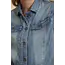 GEISHA 45006-10 Jeans vest log mid blue denim