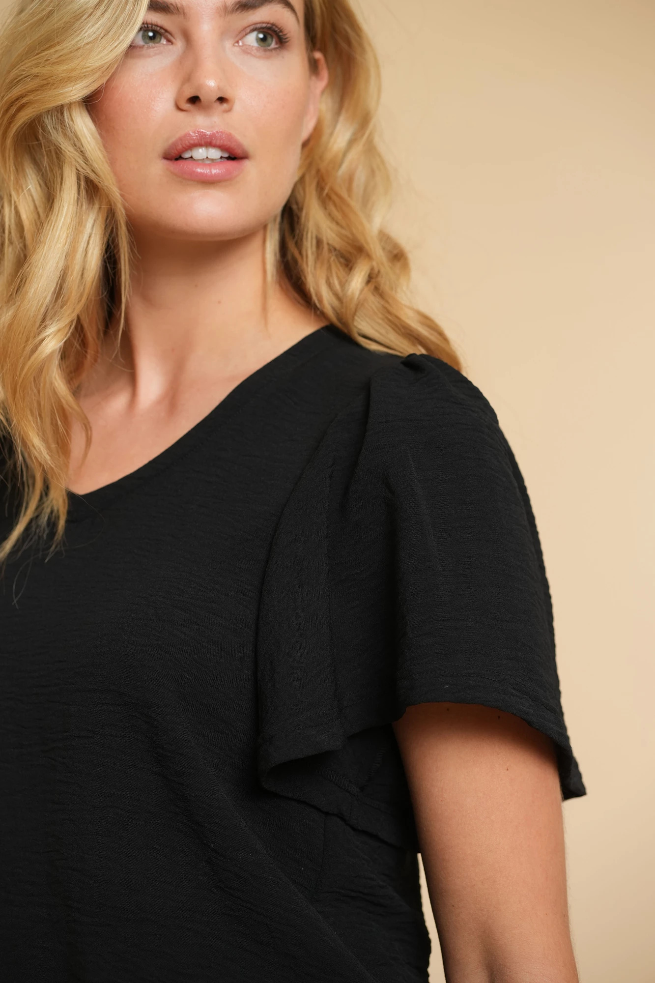 GEISHA 43140-21 Top crinckle black