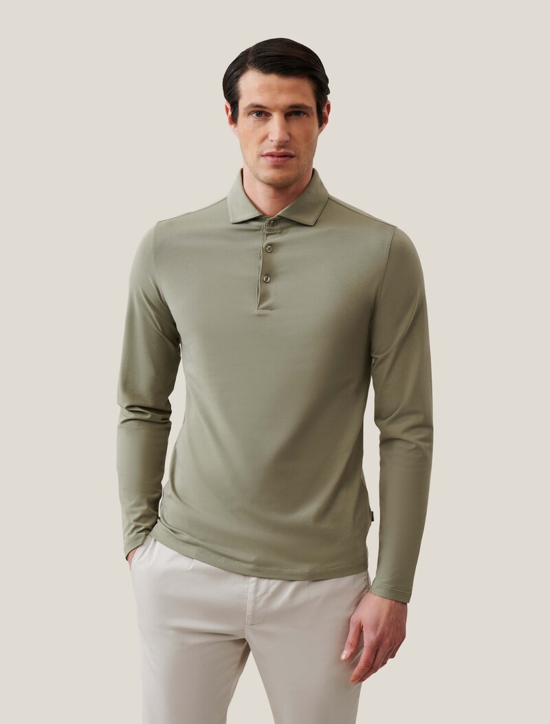 CAVALLARO 116241006 Marciano polo ls light green