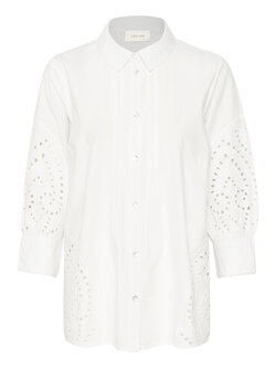 CREAM 10612303 Crrihanna shirt - longer fit snow white