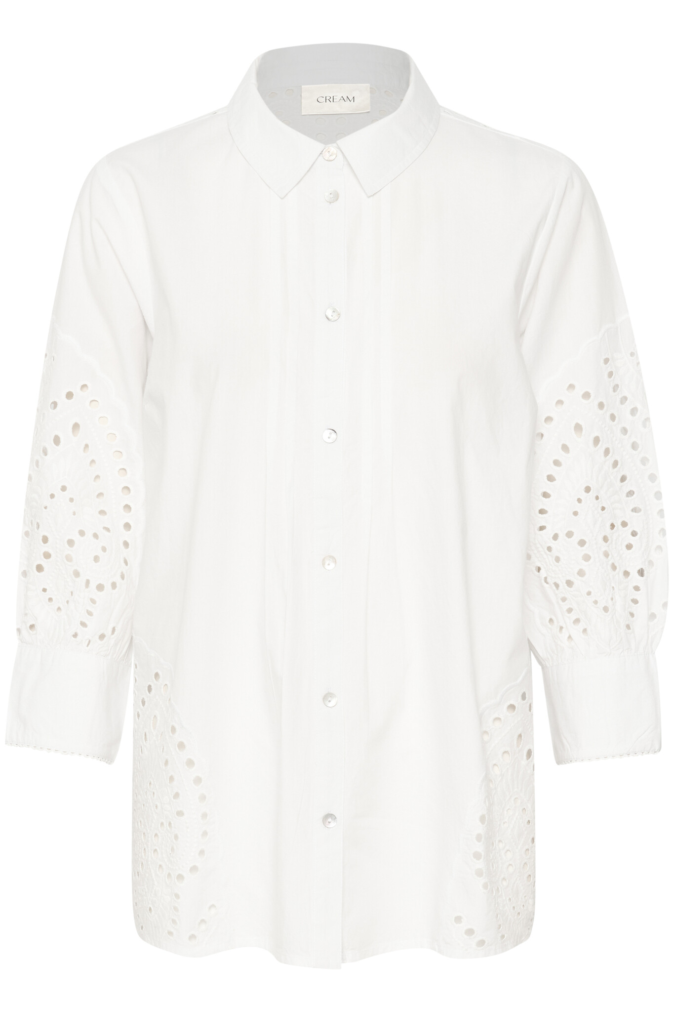CREAM 10612303 Crrihanna shirt - longer fit snow white