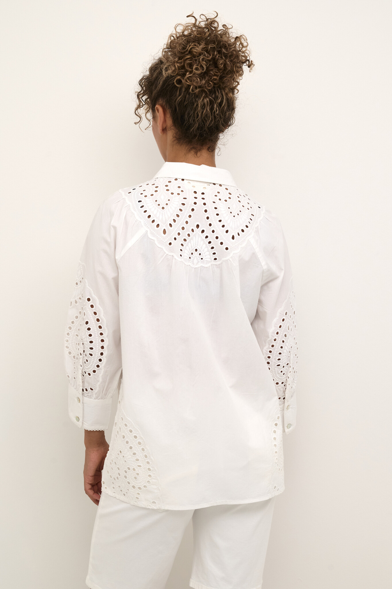 CREAM 10612303 Crrihanna shirt - longer fit snow white