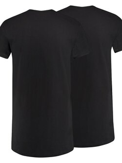 RJ BODYWEAR ROTTERDAM REGULAR FIT THIN O-NECK 37-043 BLACK
