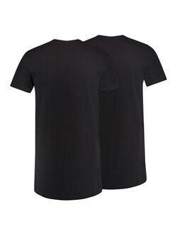 RJ BODYWEAR ROTTERDAM REGULAR FIT THIN O-NECK 37-043 BLACK